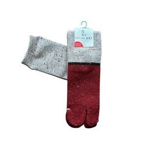 SOU SOU JAPAN Unisex Knee High Wool Blend Tabi Socks